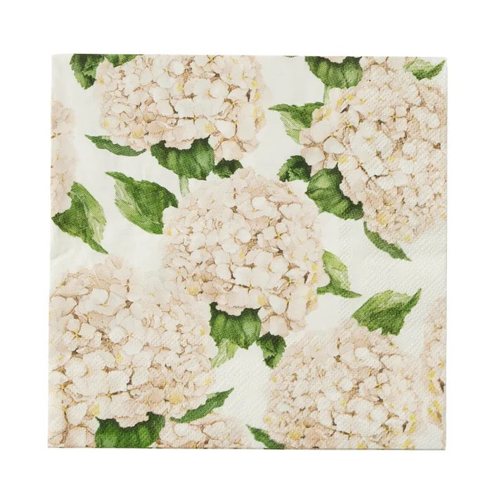 Napkin Hydrangea Ivory