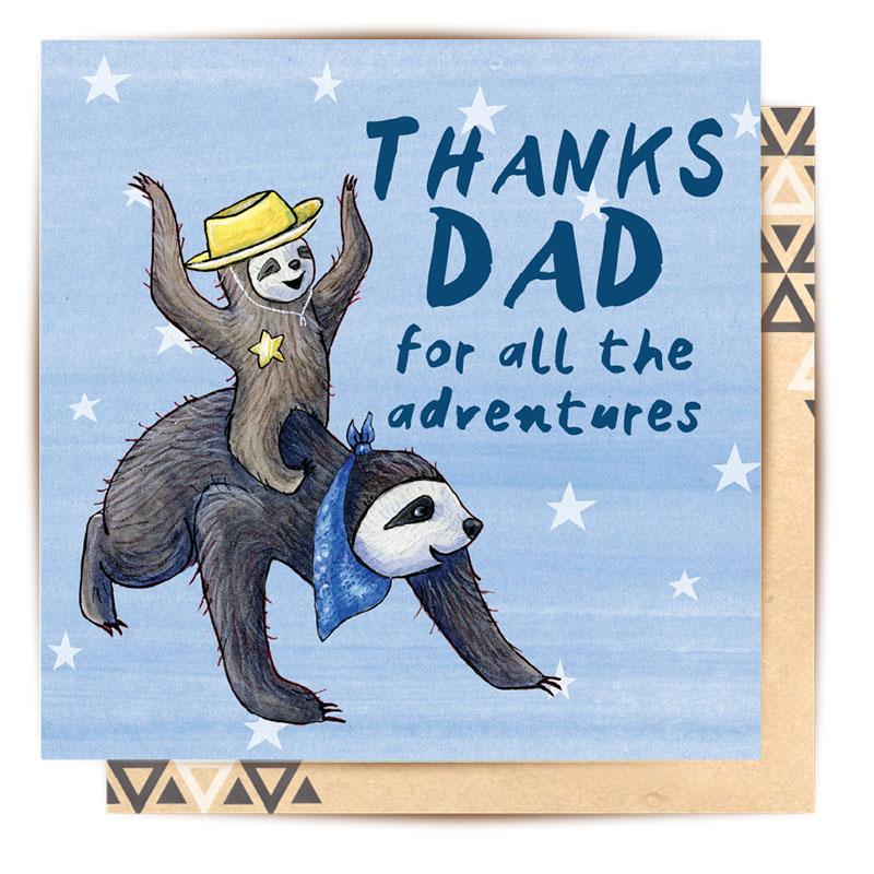Greeting Card Adventure Dad