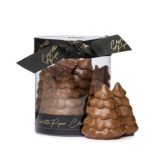 CHARLOTTE PIPER SMALL CHRISTMAS TREE IN TUBE - MILK CHOC 100G