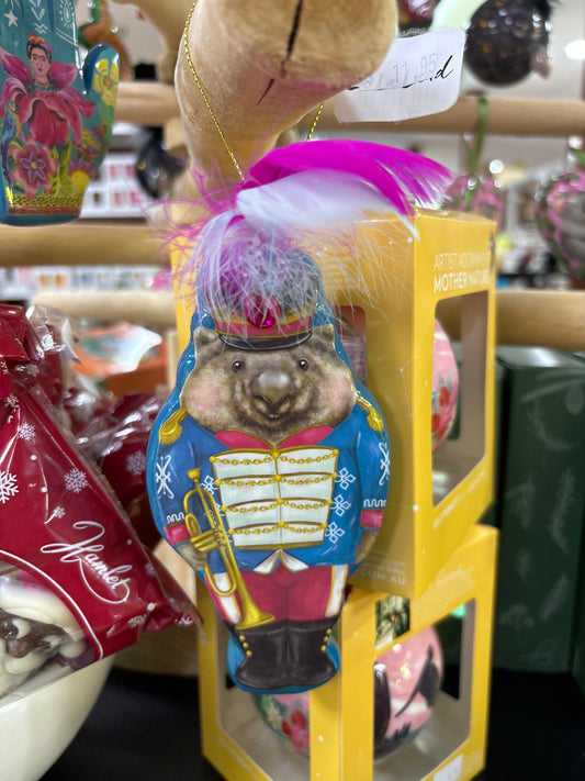 3D Bauble Wombat Nutcracker