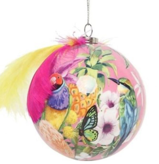 3D Bauble Tropicana Australiana Pink