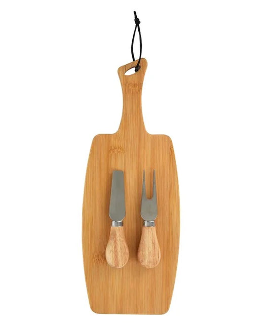 BALA B'BOO CHEESE BOARD W KNIVES 34X13CM