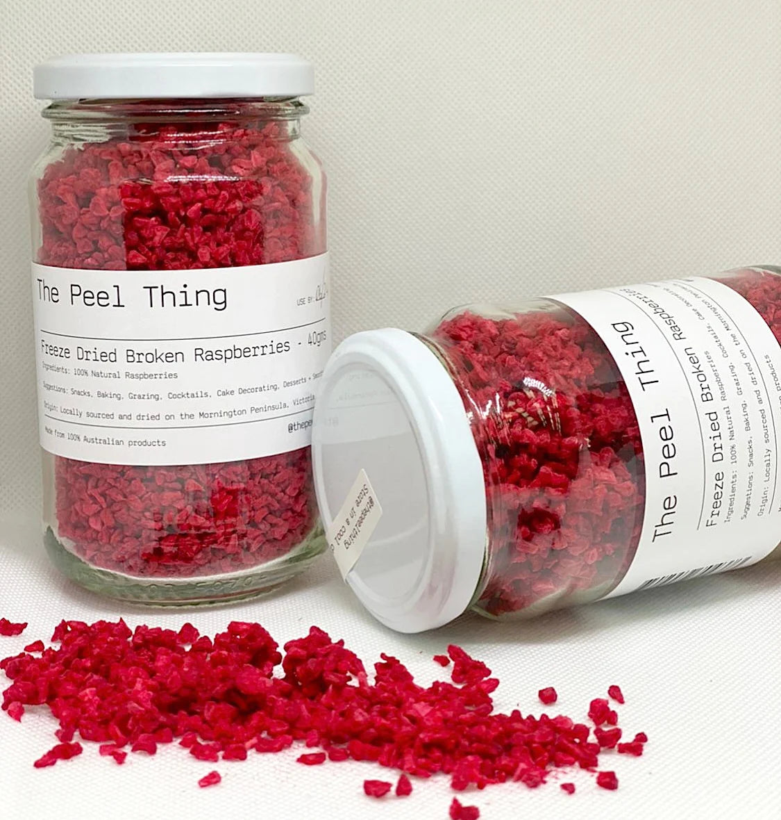 The Peel Thing Freeze Dried Raspberries Broken 40gm