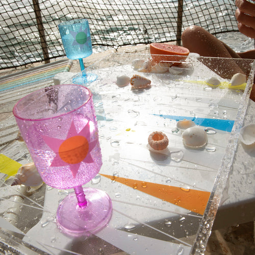 Poolside Wine Glass- Utopia Multi
