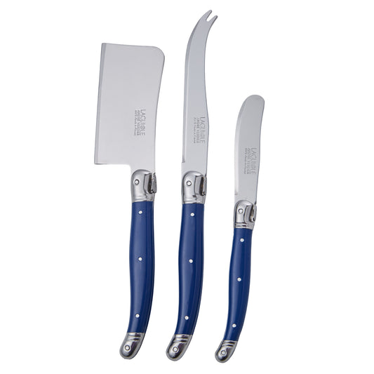 ANDRE VERDIER DEBUTANT CHEESE SET 3PCE STAINLESS STEEL/BLUE