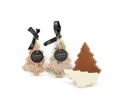 CHARLOTTE PIPER HANGING SPRINKLE TREE - MILK CHOC 100G