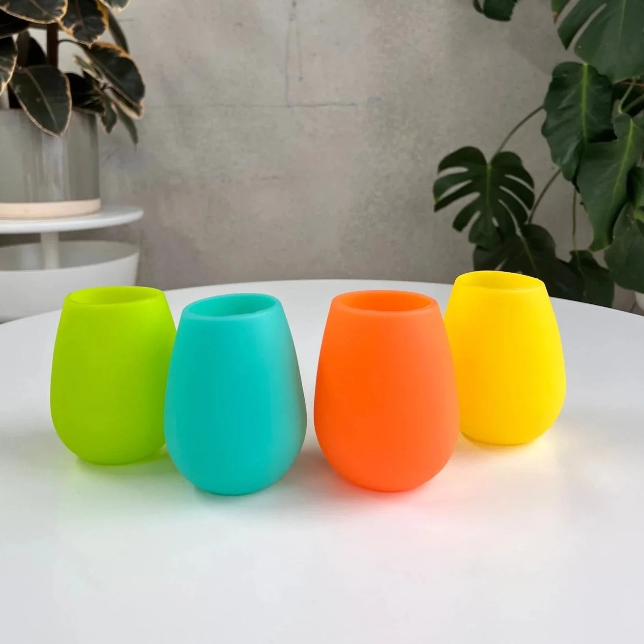 Fegg | Spring Unbreakable Silicone Tumblers - Set of 4