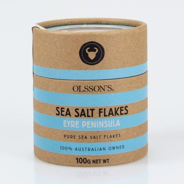 Olsson’s Sea Salt Flakes Kraft Canister 120g