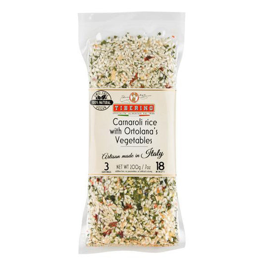 Tiberino Carnaroli Rice with Ortolano’s Vegetables 200g