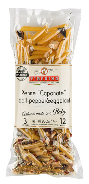 Tiberino Penne Bell Pepper & Eggplant 200g