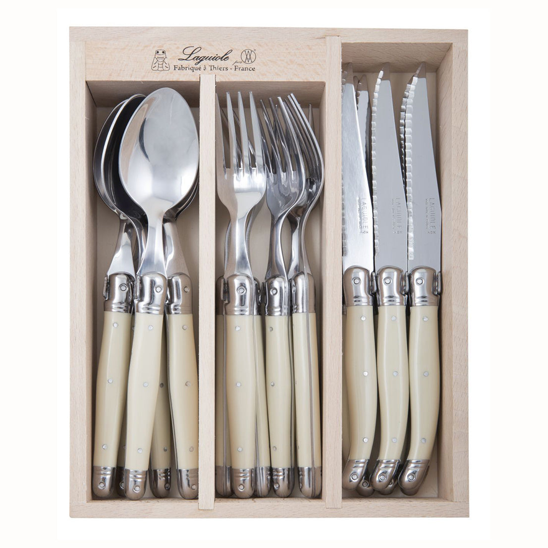 Debutant 18pc Cutlery Set- Ivory