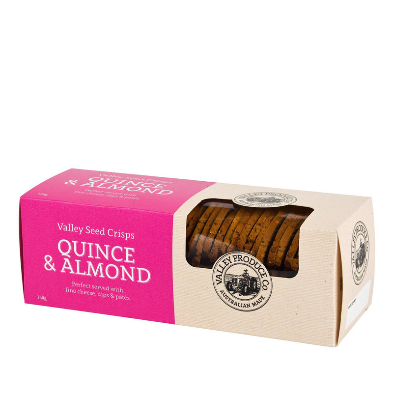 Valley Seed Crisps Quince & Almond 150g