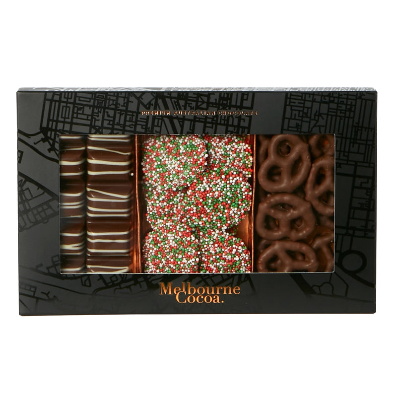Melbourne Cocoa Speckle Deluxe Selection Box 190g