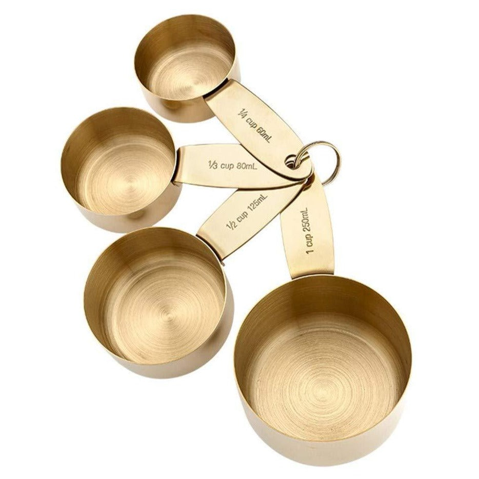 Lawson Measuring Cups Gold Set of 4