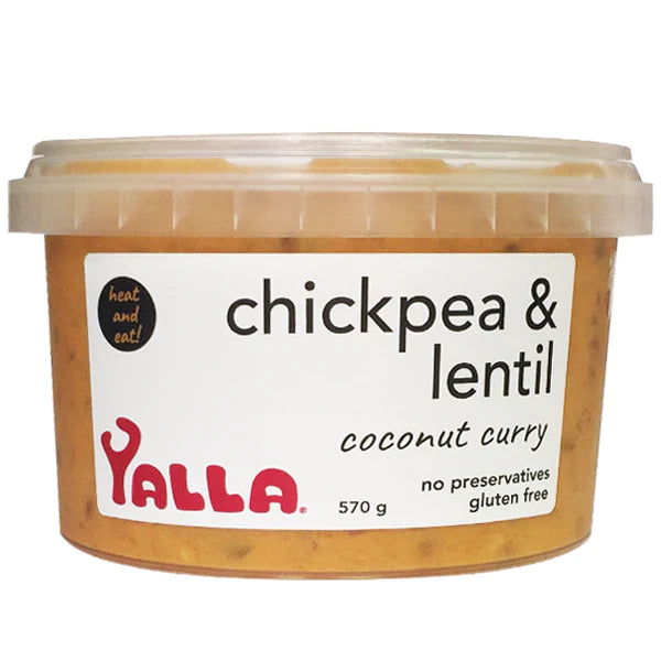 Yalla Chickpea & Lentil Coconut Curry 570g