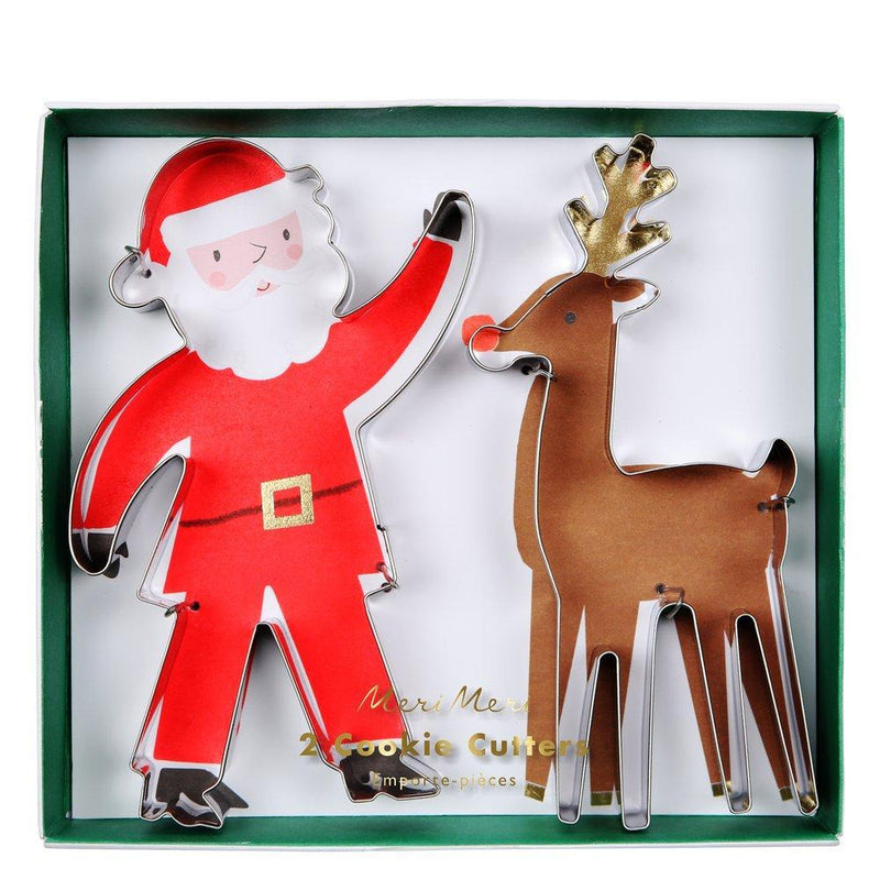 Cookie Cutters- Santa & Reindeer