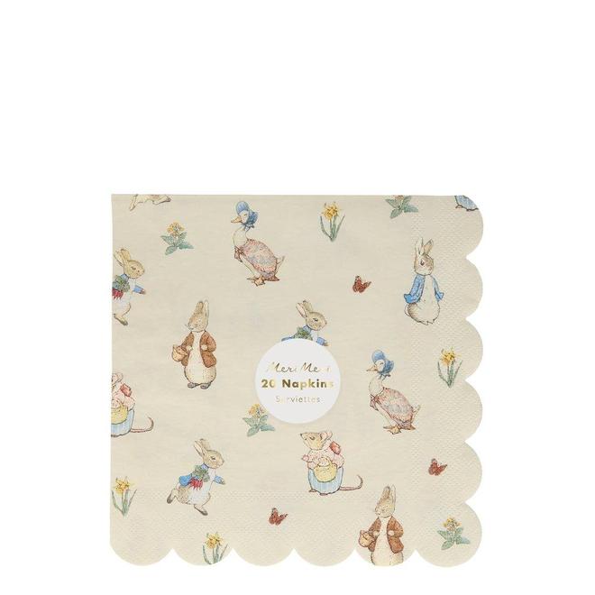 Peter Rabbit & Friends Large Napkins