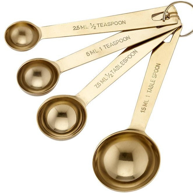 Lawson Gold Set of 4 Measuring Spoons