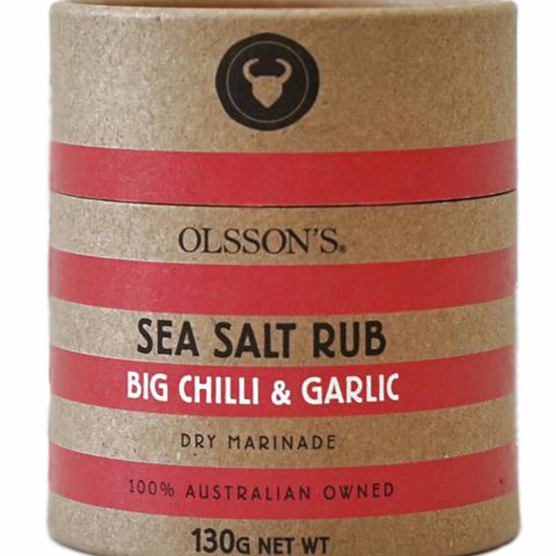 Olsson's Big Chilli & Garlic Salt Rub 160g