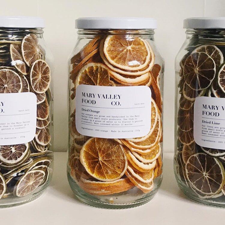 Mary Valley Food Co Orange - Slices Dried 70g