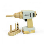 MamaMemo Wooden Workshop Tools - Drill with Charger