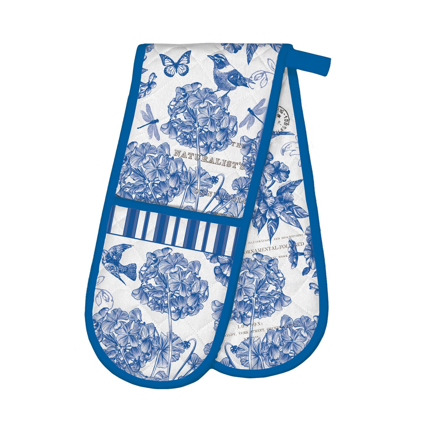 Double Oven Glove Indigo Cotton