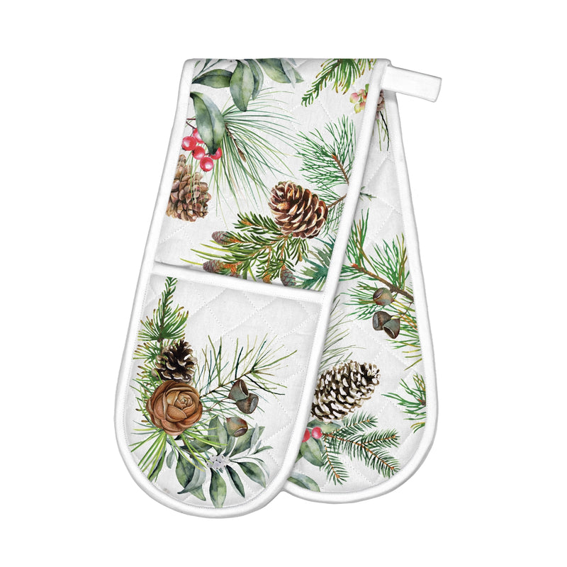 Double Oven Glove- White Spruce