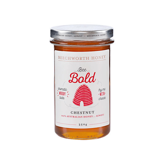 Bee Bold Chestnut Honey 350g Jar