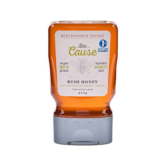 Bee Cause Bush Honey 400g Squeeze