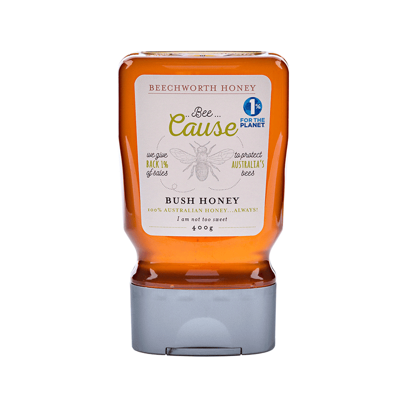 Bee Cause Bush Honey 400g Squeeze