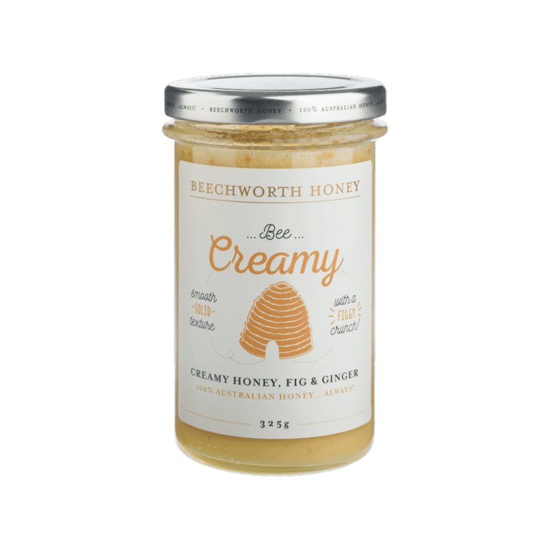 Bee Creamy Honey, Fig & Ginger 325g Jar