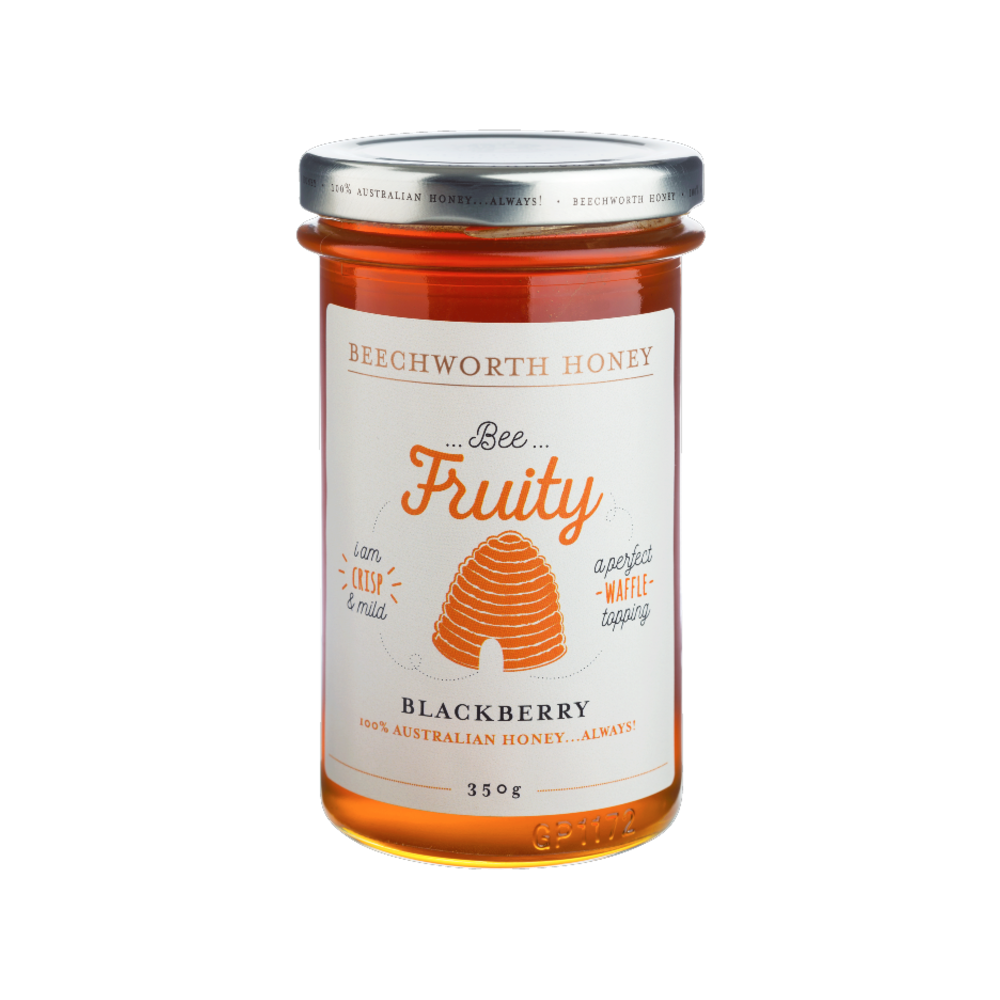 Bee Fruity Blackberry Honey 350g Jar