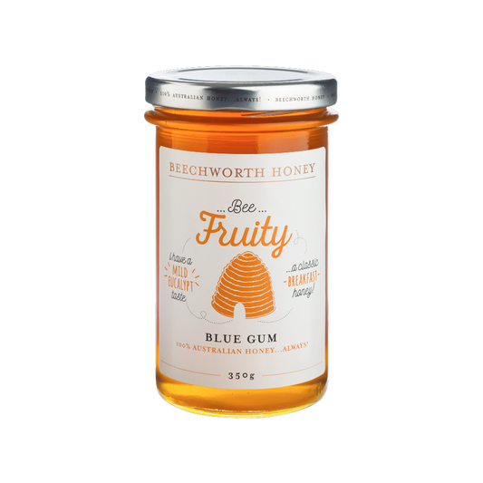 Bee Fruity Blue Gum Honey 350g Jar