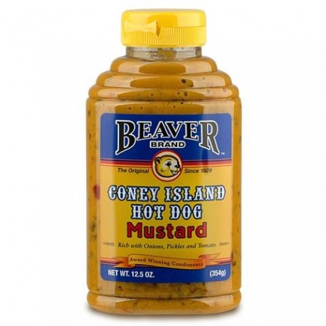 Beaver Coney Island Hotdog Mustard 354g