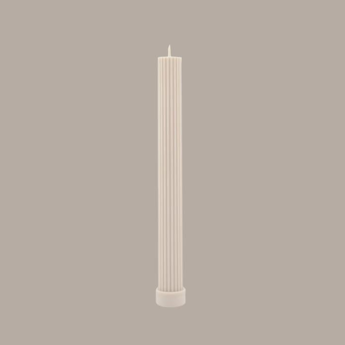 Column Pillar Candle- Cream