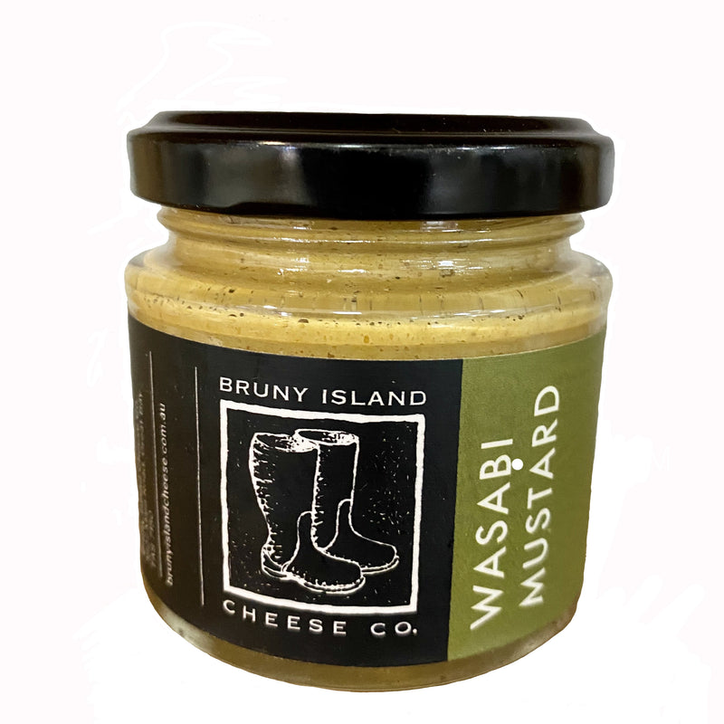 Bruny Island Cheese Co Mustard - Wasabi 110g