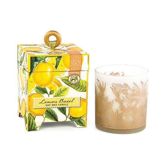 Candle Soy Wax Lemon Basil