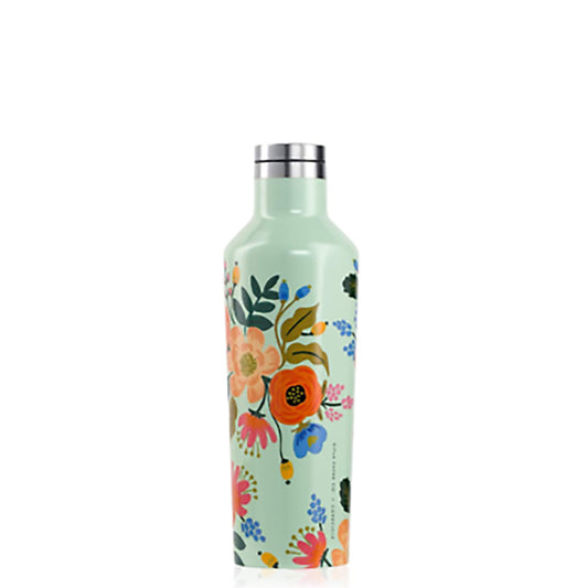 Canteen Rifle Paper 475 ml - Mint Lively Floral