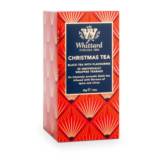 Whittard TD Box 25 Teabags - Christmas Tea 50g