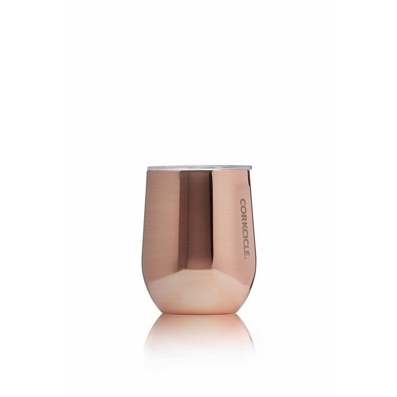 Stemless metallic with lid 355 ml - Copper