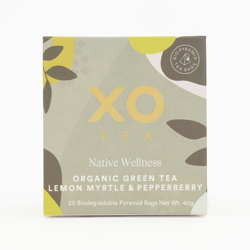 XO Tea Native Wellness Lemon Myrtle & Peperberry Teabags