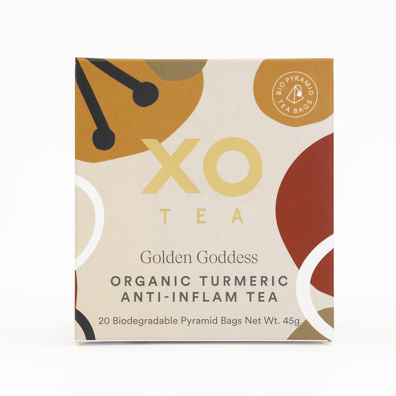 XO Tea Golden Goddess Turmeric Anti-Inflam Teabags