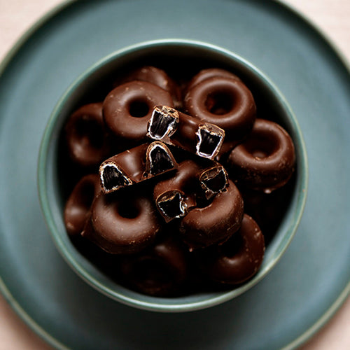 Dark Chocolate Aniseed Rings
