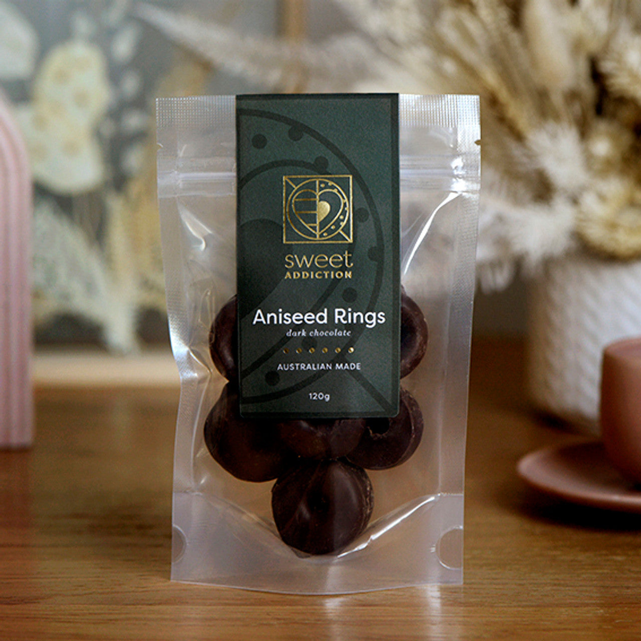 Dark Chocolate Aniseed Rings