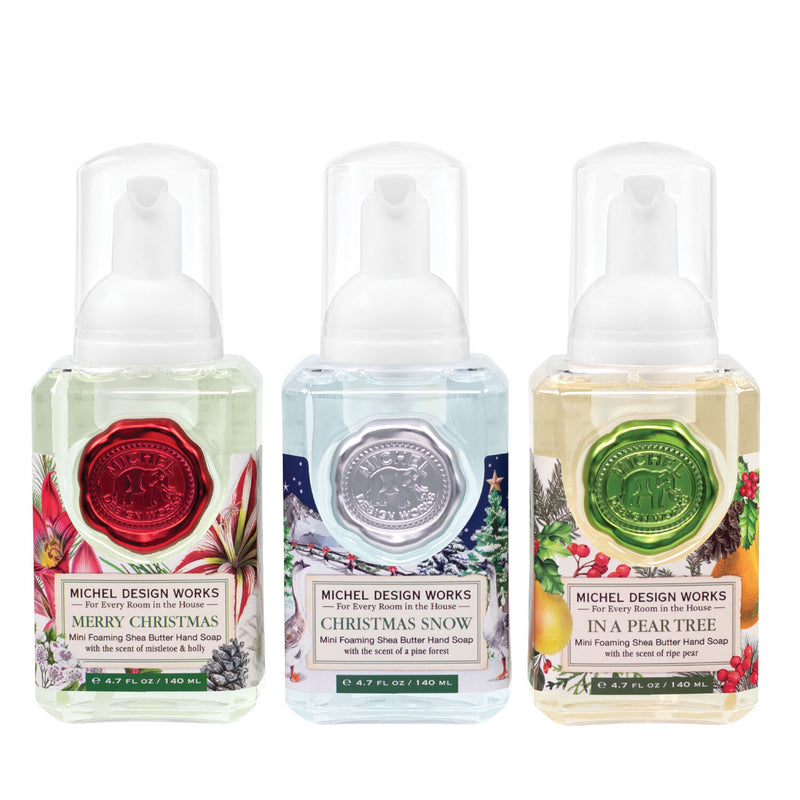 Foaming Hand Soap Set- Merry Christmas, Christmas Snow, In A Pear Tree