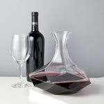 Raye: Faceted Lead Free Crystal Decanter