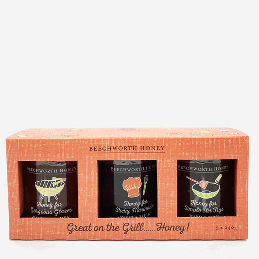 Beechworth Honey Great on the Grill Gift Pack - 3 x 240g