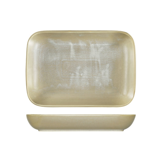 Trenton Artisanal Ceramic Rectangular Dish- Moss