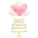 Pink Balloon Cake Topper