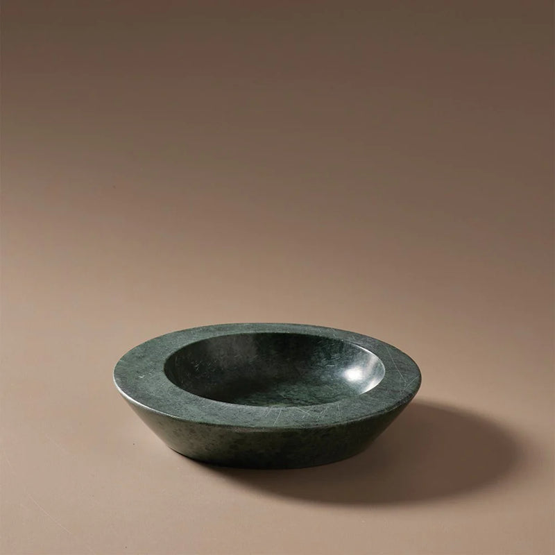 Axis Marble Bowl and Platter